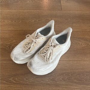 Hoka One One Cream Running Shoes